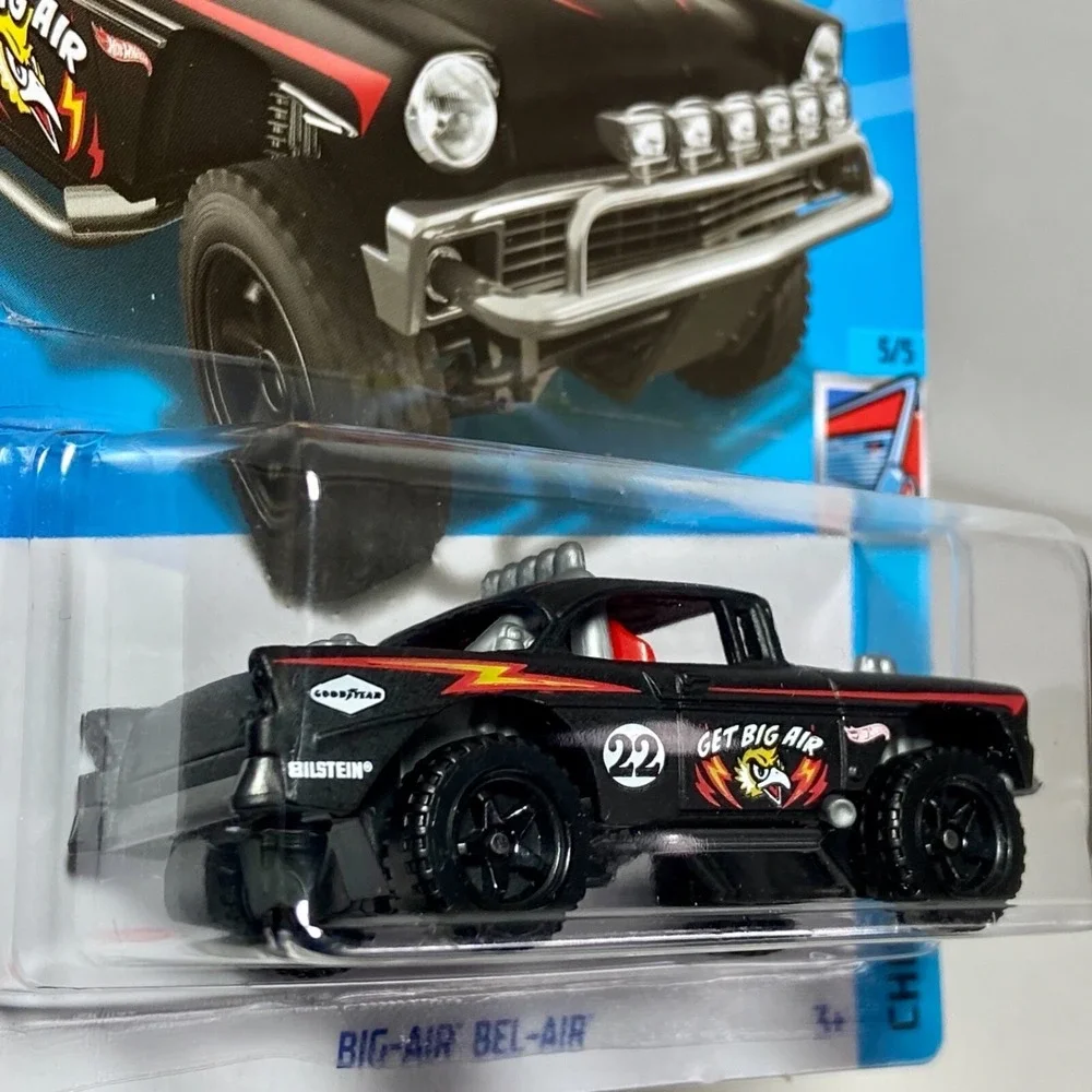 Hot Wheels Big-Air Bel-Air 112/250 Chevy Bel Air 5/5 Blk Die-cast 1:64‎ NIP 2022